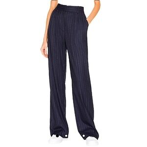 Favorite Daughter women’s the favorite pant size 6 pinstripe blue